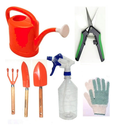 Tramontina Gardening Kit: 2L Watering Can + 3 Garden Products 0