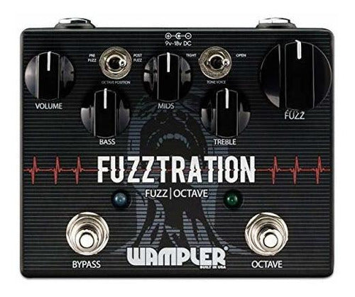 Wampler Fuzztration Pedal Para Guitarra Efecto Distorsión 0