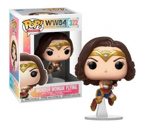 Funko Pop! Dc Wonder Woman Flying 1984 #322 Original Nuevo 0