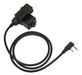 2 Pin 3.5mm Headset Adapter U94 Ptt Sistema Militar Para 5