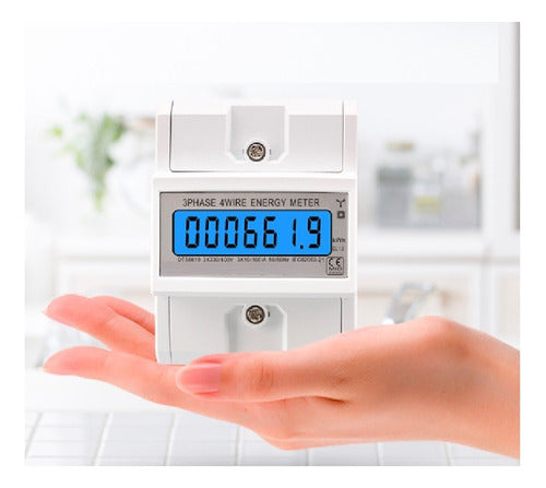Digital Three-Phase Electricity Consumption Meter 1
