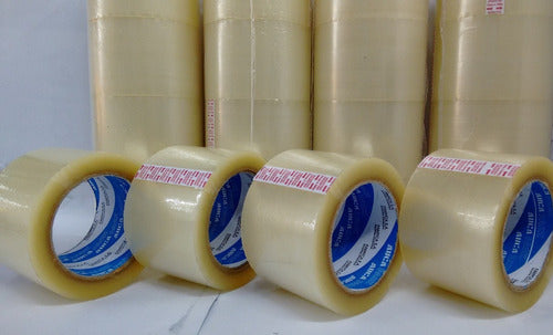 Auca Transparent Packing Tape 72 Mm X 100 M X 3 Units 1