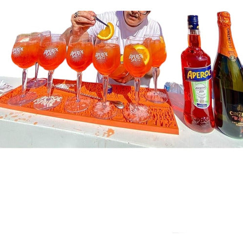 Aperol Spritz Bar Mat - Professional Non-Slip Service Mat 4