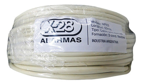 Cable X-28 De 4 Hilos Mpxh Rollo Por 50 Mts. - Insei 0