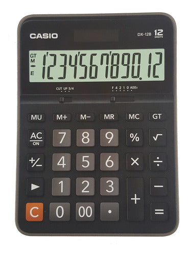 Casio DX-12B Calculator - Black 1