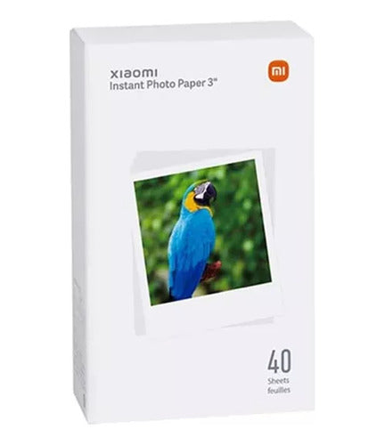 Refil E Folhas Impressora Mijia Xiaomi 40 Folhas 1