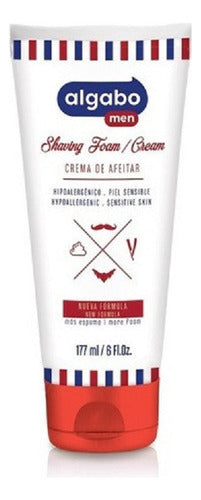 Algabo Shaving Cream Crema Afeitar Barber Profesional 177ml 0