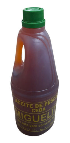 Miguelito Aceite De Pescado - Ceba - 1 Litro Ideal Pesca De Pejerrey 0