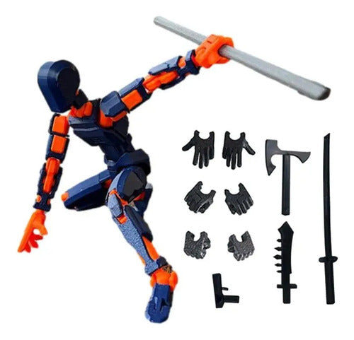 Articulated Action Figure Dummy 13 16 cm 3