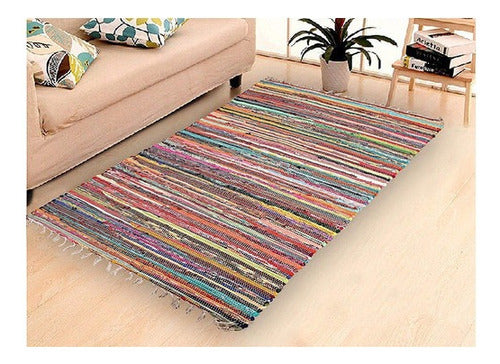 Fancy House Alfombra Chindi Multicolor 120×180cm 3