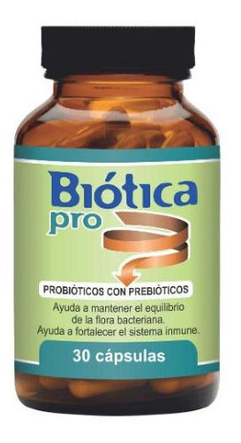 Biótica® Pro X 30 Cápsulas | Probióticos + Prebióticos 0