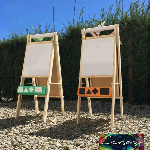 Cersary Design 3 In 1 Kids Chalkboard 3