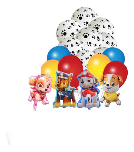 Globos Pack De Globos Paw Patrol 18 Piezas 0