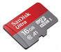 SanDisk Ultra A1 MicroSD Memory Card 16GB C10 98MB/s 0