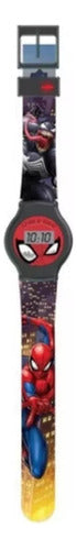 Reloj Infantil Digital Pulsera Spiderman 5 Funciones Tut 3