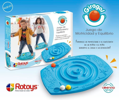 Juego Equilibrio Rotoys Giragol Laberinto Casa Valente 1