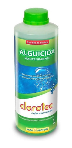 Algaecide Liquid for Swimming Pool Canvas 1 Lt Subte Carabobo 0