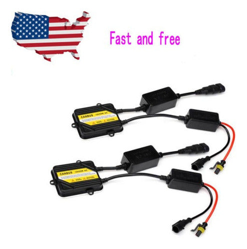 2 Pc Ac Balastros 55w Llegada Ultra Slim Hid Xenon Repuesto 1