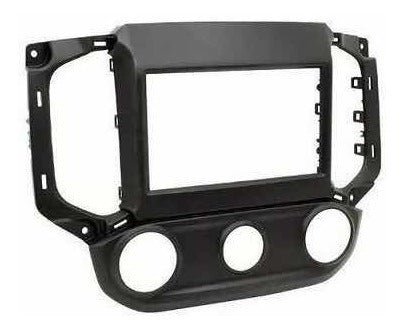 Fianon Chevrolet S10 2016 to 2020 Double Din Adapter Frame for Manual A/C 1