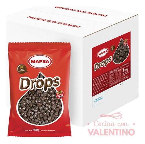 Mapsa Semisweet Chocolate Chips - 500g - Pack of 6 0