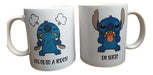 Taza Los Odio A Todos En Serio Stitch Cerámica Importada 0