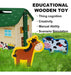 Austraes Wooden Farm Toy for Kids Ages 3-8 7