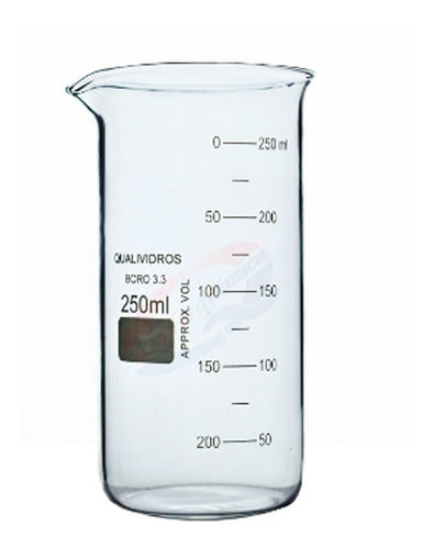 Becker Graduado 250ml Forma Alta (berzelius) Boro 3.3 0