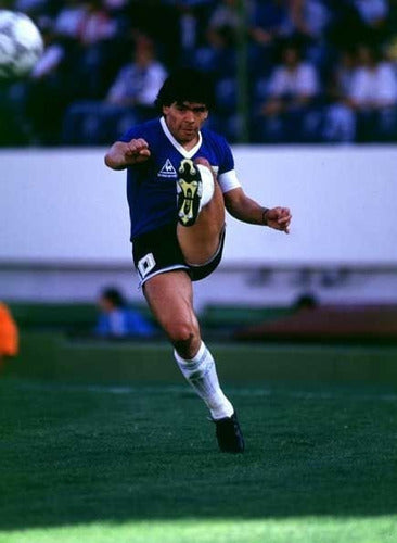 Argentina 1986 World Cup 86 Blue Retro Away Shirt 7