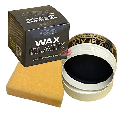 Cera Wax Color Black 140g Própria Carro Preto Cristalizadora 0