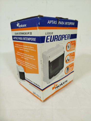 Caja Para Térmica 4 Módulos Roker Pre250 Superficie Art-501 1