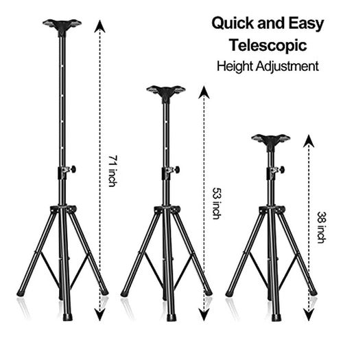 Emart Adjustable Height Speaker Stands 1