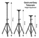 Emart Adjustable Height Speaker Stands 1