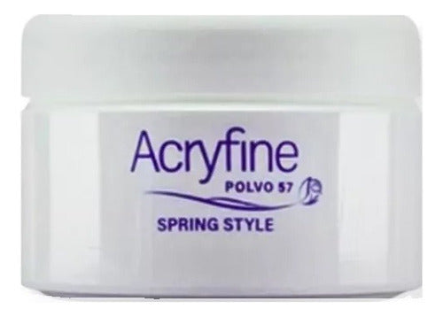 Acryfine Polymer Powder 57 Nail Construction 30g 0