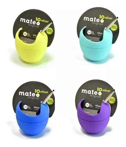 Silicosas Mate Mateo Grande Silicone C/ Bombilla 3