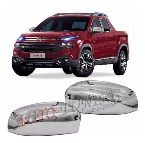 Chrome Mirror Covers for Fiat Toro - Set of 2 0