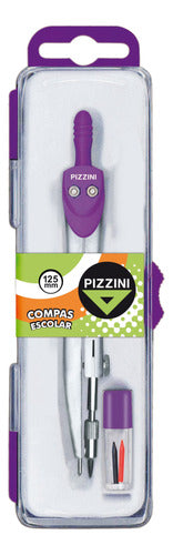 Compas Escolar Metalico Pizzini Pk 122 0