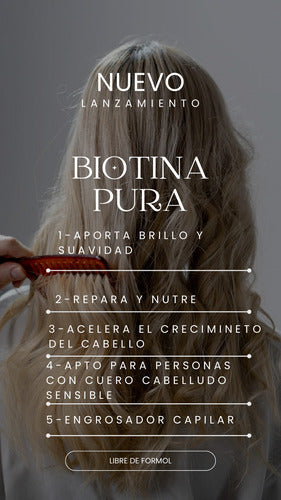 Cosmética Capilar Biotina Pura 0