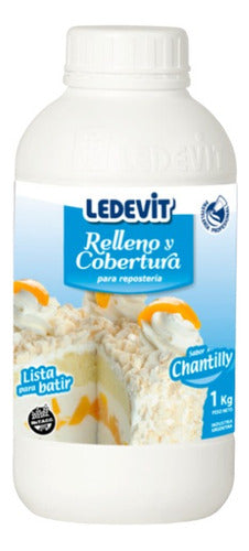 Ledevit Chantilly Filling and Topping Cream 1 Kg S/TACC Refrigerated 0