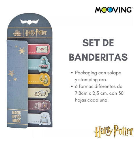 Mooving Harry Potter Flag Stickers Set 1