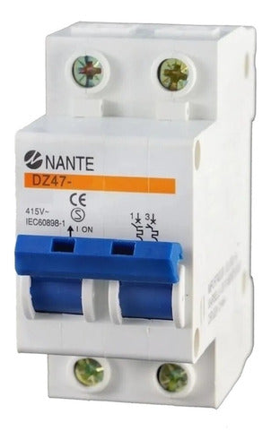 Nante Llave Térmica Bipolar 20 Amp Aprobada Por Ute - Aym 0