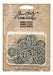 Tim Holtz Ideaology Metal Number Tokens 31pack 34 Pulgadas C 0