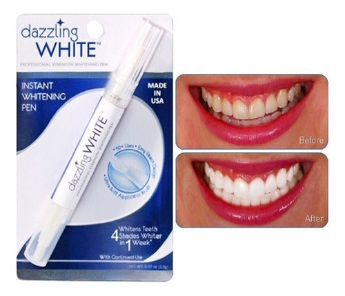 Lapiz Con Gel Blanqueador Dientes  Instantaneo White Pen 0