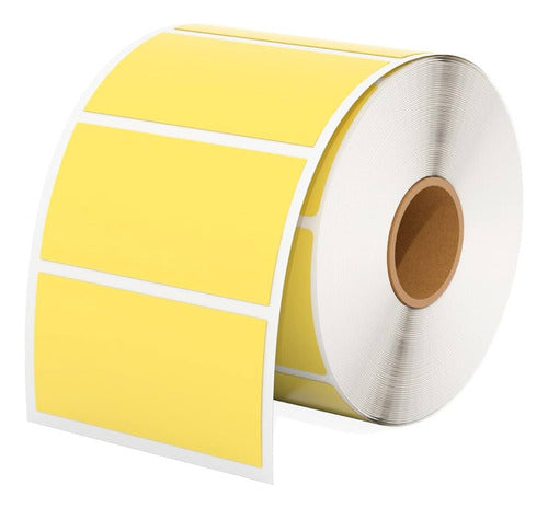 ID GROUP Thermal Label 50x25mm Yellow X12 0