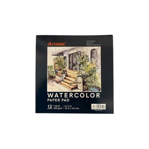 Artmate Block Acuarela Papel 15x20 Watercolor 300 Grs 0