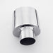 Stainless Steel Exhaust Tip 2.25" 58mm ID Resonated Straight Cut 3