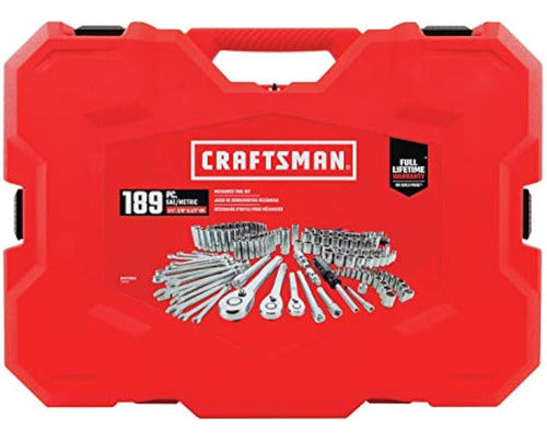 Craftsman Artesano Cmmt12034 189pc Juego De 3 Herramientas Mecánicas E 1