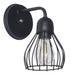 Ferrolux Porto 1 Light Cage Wall Sconce 0