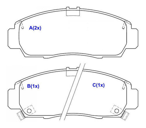 Pastilhas De Freio Honda Civic 1.8 Lxs 16v Flex Ano 2012 Syl 2