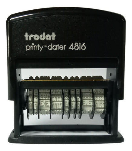 Trodat Double Date Stamp Printy 4816 with 1-Line Impression 0