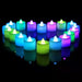 Velas Led 24 Piezas Multicolor Decoracion Souvenir 4